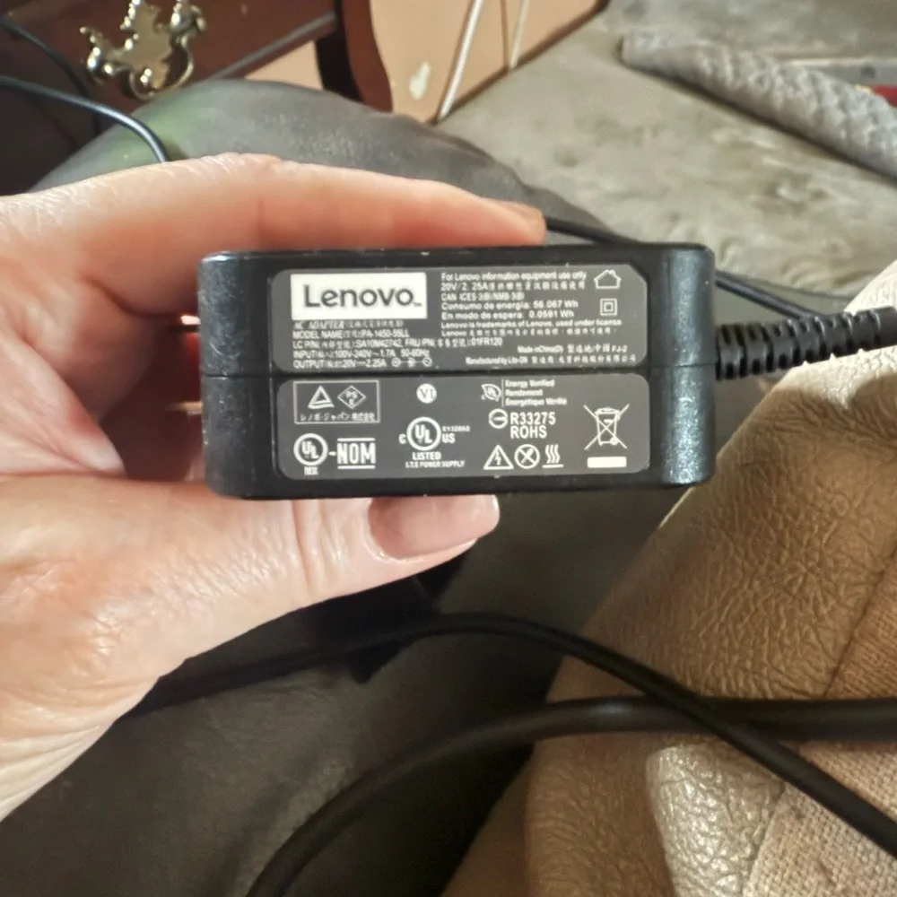Lenovo Black Power Adapter